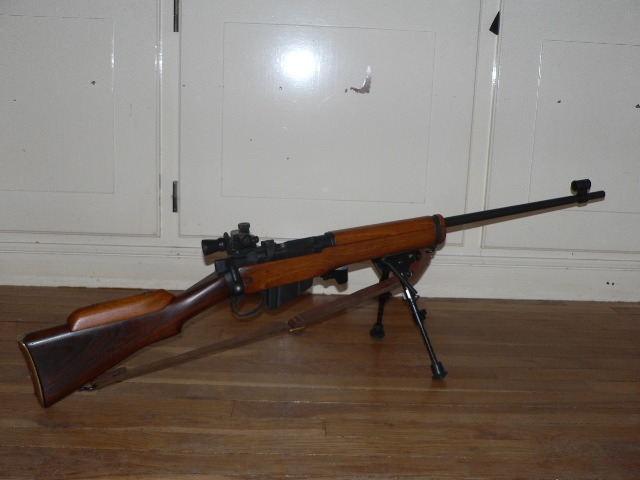 tirer avec un lee enfield en 22 lr à 100 métres