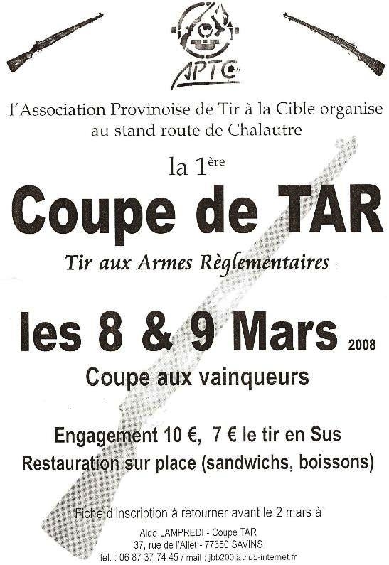 PROVINS - Coupe T.A.R.