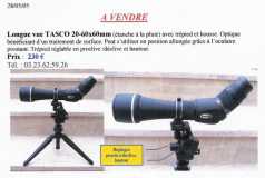 TELESCOPE TASCO 20x60x60