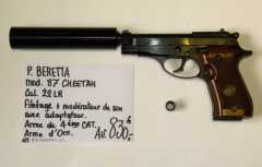 Beretta Cheetah 87 silencé