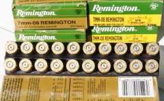 Culot d'étuis de 7.08 Remington après tir