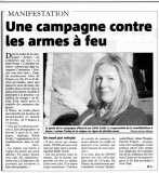 Campagne anti-armes (Nice-Matin 18/02/06)
