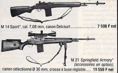 Annonce M 14 Universal Armes